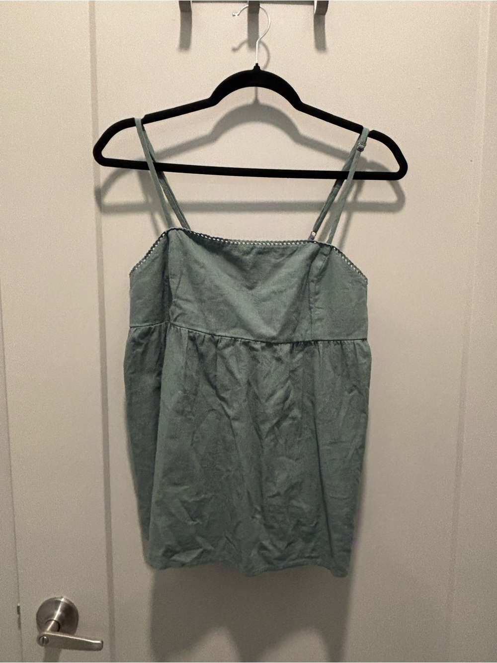 Abound Sage Green Spaghetti Strap Tank Top